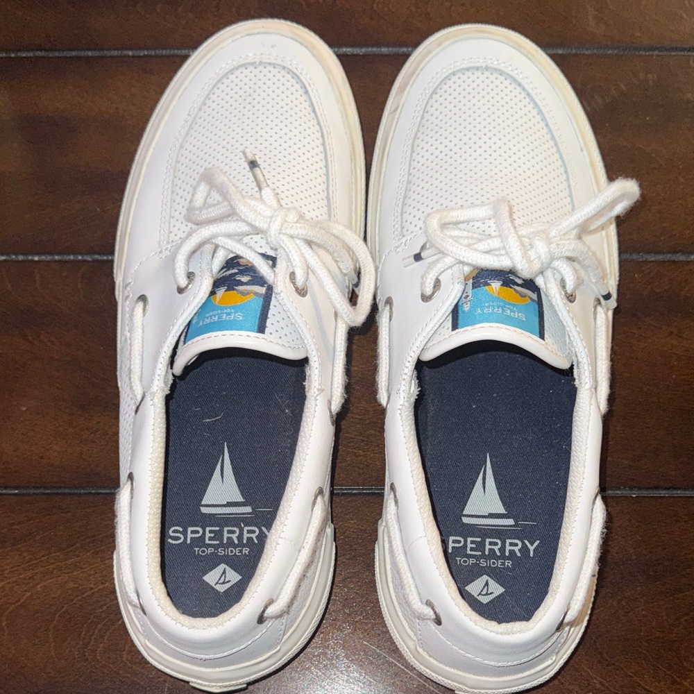 Sperry Top-Sider Perforated Sneakers with Laces - Picture 7 of 10